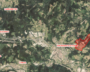 Subasta online de FINCA 1.803. Terreno de monte, en Amorebieta.